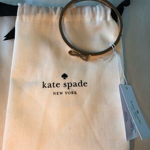 Kate spade rose gold bracelet crystal bow NWT